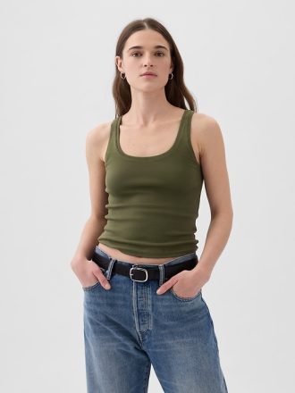 Modernt cropped linne