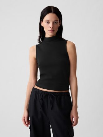 Modernt mockneck linne