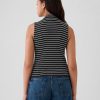 Modernt mockneck linne