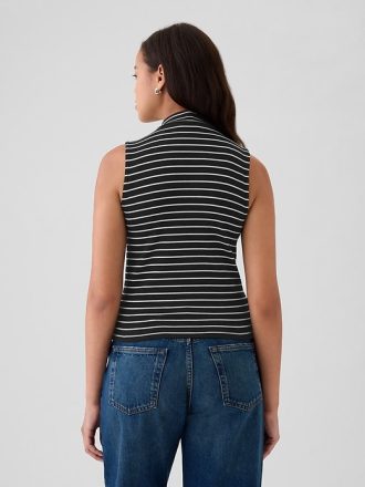 Modernt mockneck linne