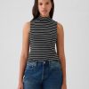Modernt mockneck linne