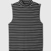 Modernt mockneck linne