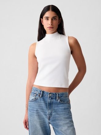 Modernt mockneck linne