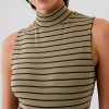 Modernt mockneck linne