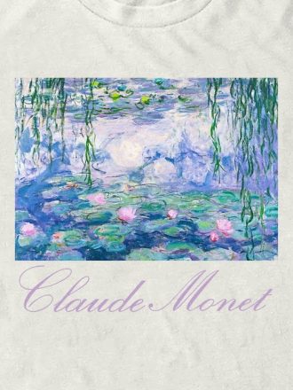 Monet näckrosor grafisk T-shirt