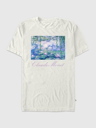 Monet näckrosor grafisk T-shirt