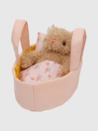 Moppettes Bea Bear Gosedjur med Bassinet och filt kudde