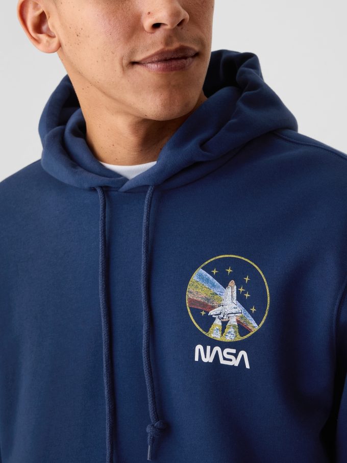 NASA grafisk huvtröja