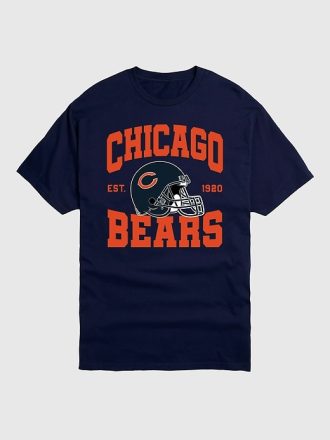 NFL Chicago Bears hjälm grafisk t-shirt