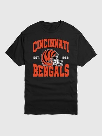 NFL Cincinnati Bengals hjälm grafisk t-shirt