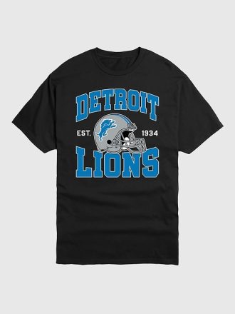 NFL Detroit Lions hjälm grafisk t-shirt