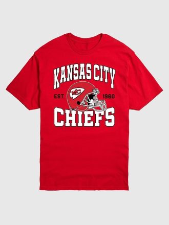 NFL Kansas City Chiefs Hjälm Grafisk T-shirt