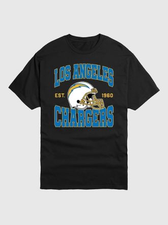 NFL Los Angeles Chargers Hjälm Grafisk T-shirt