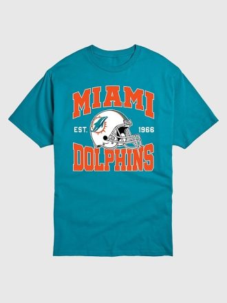 NFL Miami Dolphins Hjälm Grafisk T-shirt