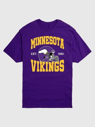 NFL Minnesota Vikings Hjälm Grafisk T-shirt