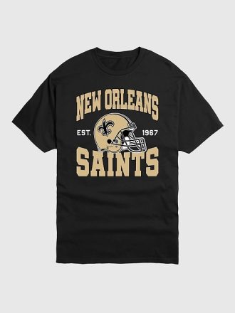 NFL New Orleans Saints Hjälm Grafisk T-shirt