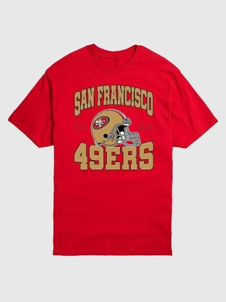 NFL San Francisco 49Ers hjälm grafisk t-shirt