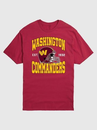 NFL Washington Commanders hjälm grafisk utslagsplats