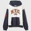 NYC Logo Colorblock Hoodie NYC Logo Colorblock Hoodie