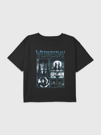 Netflix onsdag Boxy Crop Tee