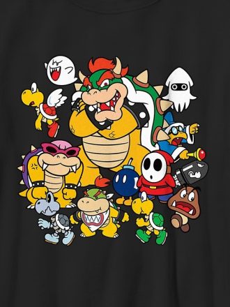 Nintendo Bowser Group grafisk t-shirt för barn