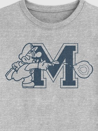 Nintendo Mario U03 grafisk långärmad T-shirt för barn