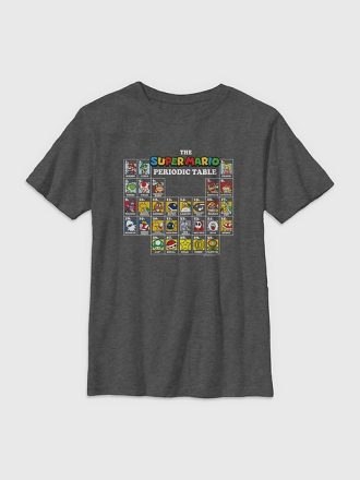 Nintendo Periodic Table Grafisk T-shirt för barn