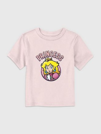 Nintendo Princess Peach grafisk t-shirt för småbarn