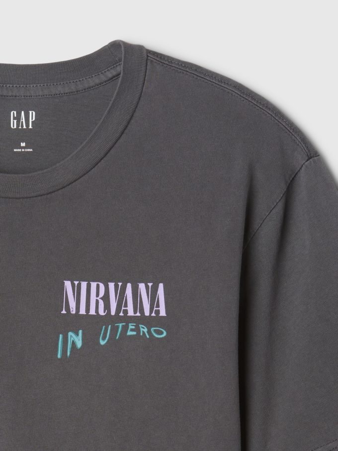 Nirvana grafisk t-shirt