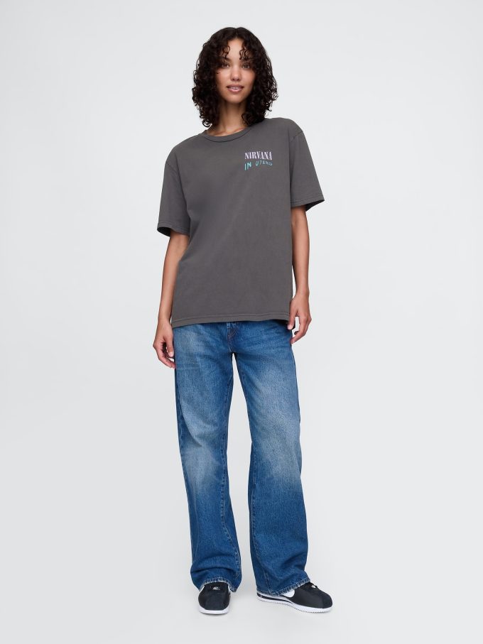 Nirvana grafisk t-shirt
