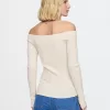 Off-Soulder Sweater Top