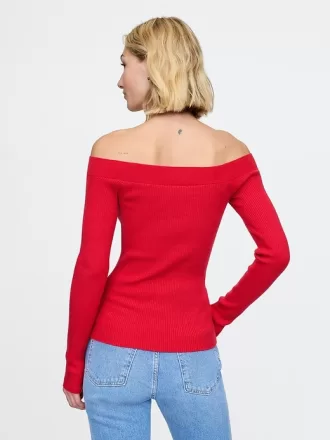 Off-Soulder Sweater Top