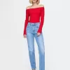 Off-Soulder Sweater Top