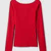 Off-Soulder Sweater Top