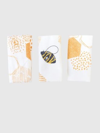 OneBerrie Baby Bath 3-pack bomullstvättlappar