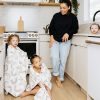 OneBerrie Classic Large Toddler and Kids Bambu Handduk i bomull