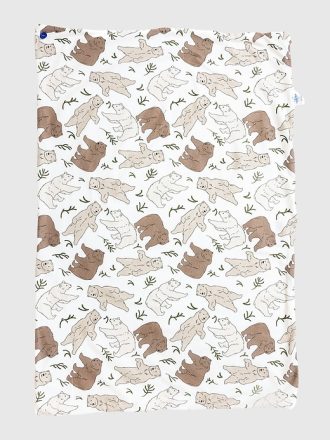 OneBerrie Classic Large Toddler and Kids Bambu Handduk i bomull