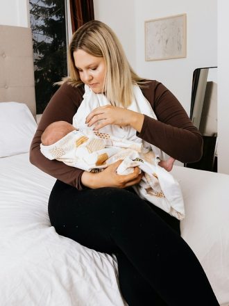 OneBerrie Classic Vanligt Baby Bath Bambu Handduk i bomull