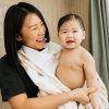 OneBerrie Hello Baby Handduk Swaddle Tvättlapp Bunt