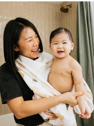 OneBerrie Hello Baby Handduk Swaddle Tvättlapp Bunt