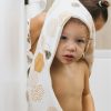 OneBerrie Hooded Large Kids Bath Bambu Handduk i bomull