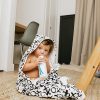 OneBerrie Hooded Large Kids Bath Bambu Handduk i bomull