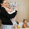 OneBerrie Hooded Large Kids Bath Bambu Handduk i bomull