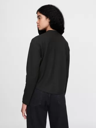 Överdimensionerad våffel T-shirt