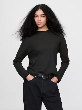 Överdimensionerad våffel T-shirt