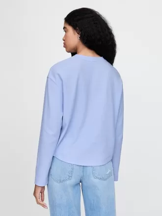 Överdimensionerad våffel T-shirt
