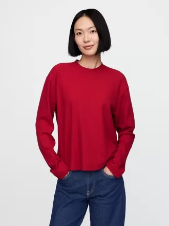 Överdimensionerad våffel T-shirt