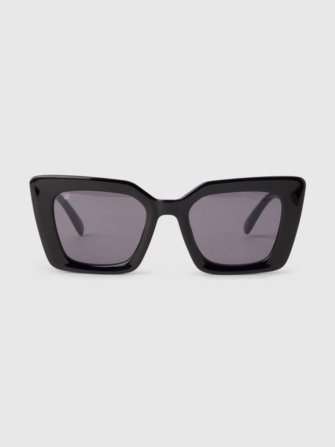 Överdimensionerade Cat Eye-solglasögon