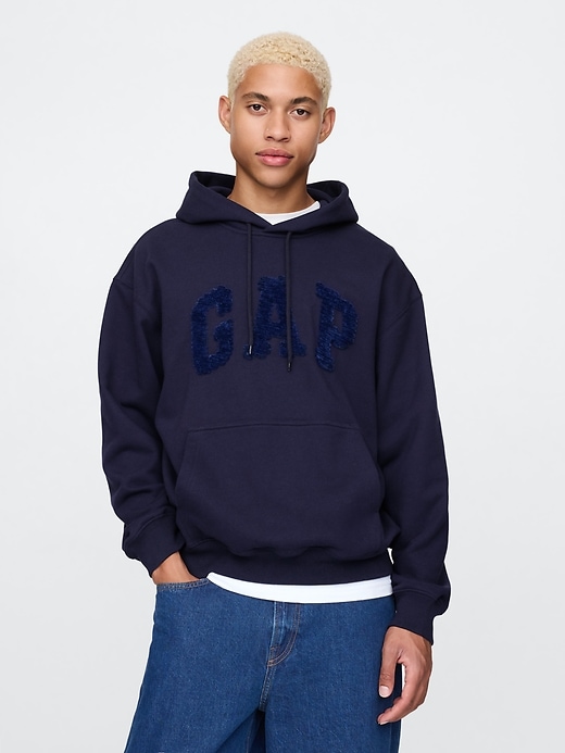 Oversized Chenille Logo Hoodie Oversized Chenille Logo Hoodie