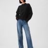 Oversized Mockneck Waffle T-shirt